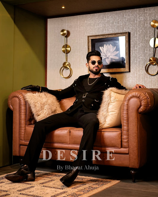 Midnight Monarch Harness Suit